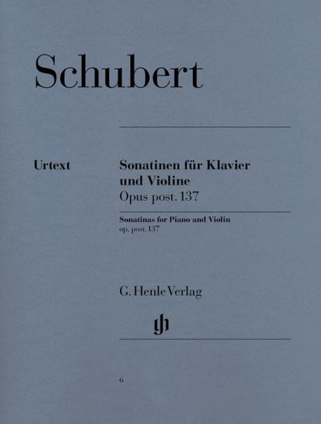 Produktbild: Franz Schubert - Violinsonatinen op. post. 137
