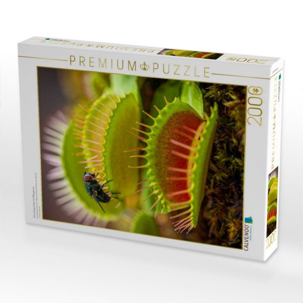 Produktbild: CALVENDO Puzzle Venusfliegenfalle mit Mittagessen | 2000 Teile Lege-Gr&ouml;&szlig;e 90x67cm Foto-Puzzle f&uuml;r gl&uuml;ckliche Stunden