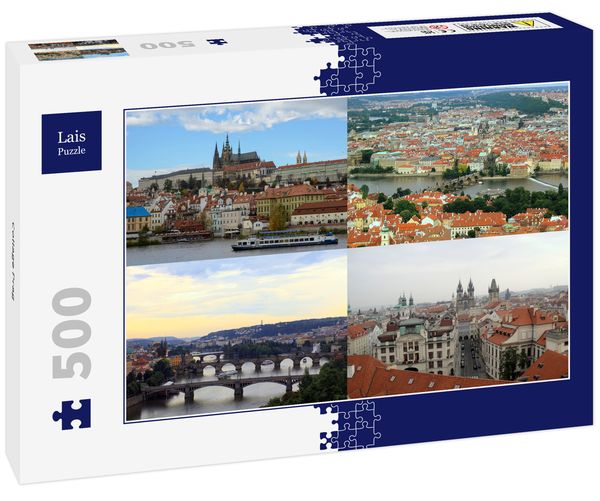 Produktbild: Lais Puzzle Collage Prag 500 Teile