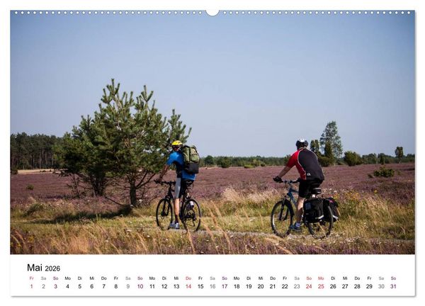 Produktbild: L&uuml;neburger Heide (hochwertiger Premium Wandkalender 2026 DIN A2 quer), Kunstdruck in Hochglanz