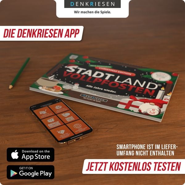 Denkriesen - Stadt Land Vollpfosten® - Christmas Edition - "alle Jahre Wieder."