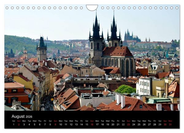 Produktbild: Prague in my heart (Wall Calendar 2026 DIN A4 landscape), CALVENDO 12 Month Wall Calendar