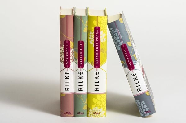 Produktbild: Rainer Maria Rilke, Werke in vier B&auml;nden (Gedichte I - Gedichte II - Erz&auml;hlende Prosa - Schriften) (4 B&auml;nde im Schuber)