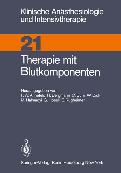 Produktbild: Therapie mit Blutkomponenten