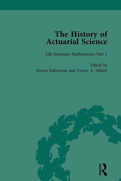 Produktbild: The History of Actuarial Science Vol III
