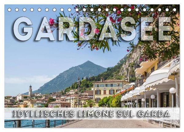 Produktbild: GARDASEE Idyllisches Limone sul Garda (Tischkalender 2026 DIN A5 quer), CALVENDO Monatskalender