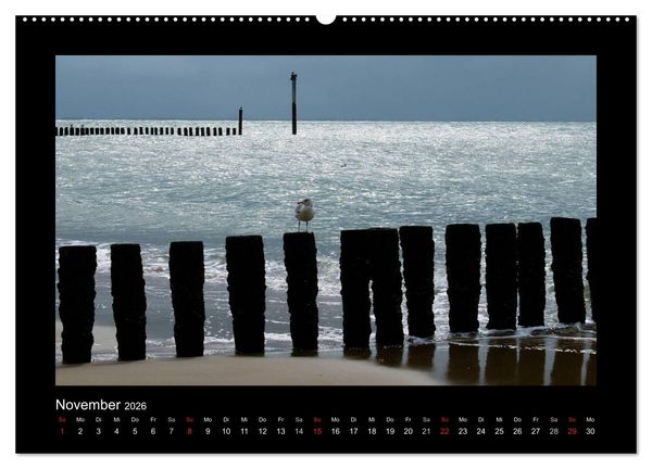 Produktbild: An der Nordsee (hochwertiger Premium Wandkalender 2026 DIN A2 quer), Kunstdruck in Hochglanz