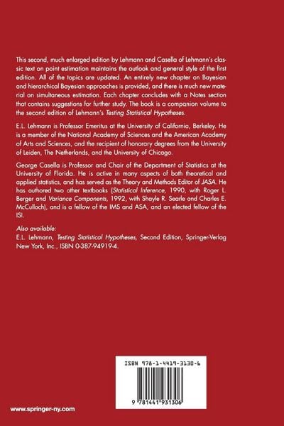 Produktbild: Theory of Point Estimation