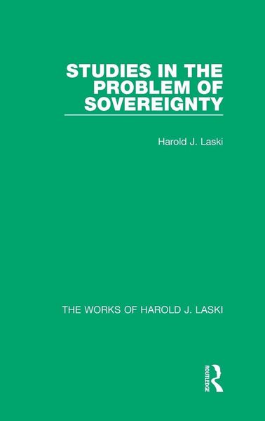 Produktbild: Studies in the Problem of Sovereignty (Works of Harold J. Laski)