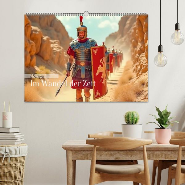 Produktbild: Krieger - Im Wandel der Zeit (Wandkalender 2026 DIN A2 quer), CALVENDO Monatskalender