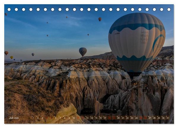 Produktbild: Kappadokien (Tischkalender 2026 DIN A5 quer), CALVENDO Monatskalender