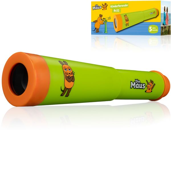 Produktbild: Bresser 12594 - DieMaus Kinder-Fernrohr 8x32, mit 8-facher Vergr&ouml;&szlig;erung