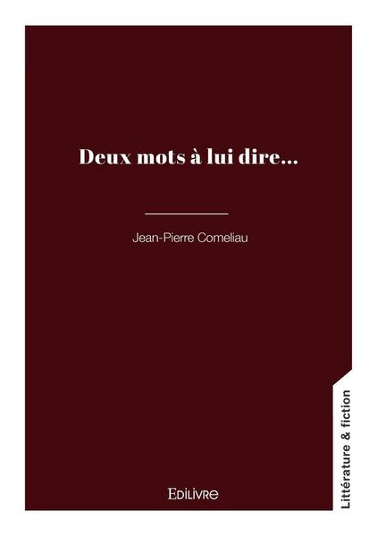 Produktbild: Deux mots a lui dire...