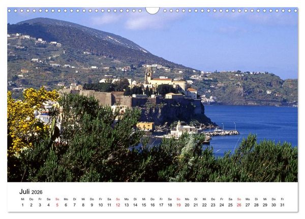 Produktbild: Die Liparischen Inseln (Wandkalender 2026 DIN A3 quer), CALVENDO Monatskalender
