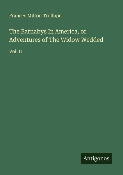 Produktbild: The Barnabys In America, or Adventures of The Widow Wedded