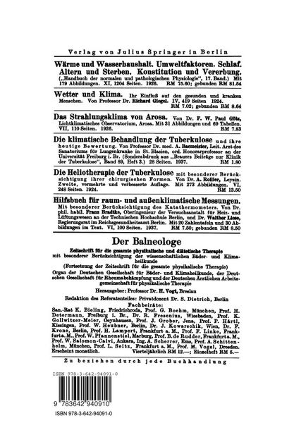Produktbild: Grundri&szlig; einer Meteorobiologie des Menschen