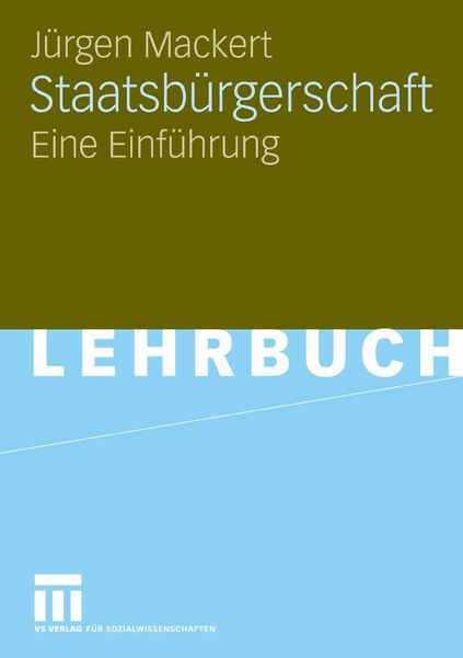 Produktbild: Staatsb&uuml;rgerschaft