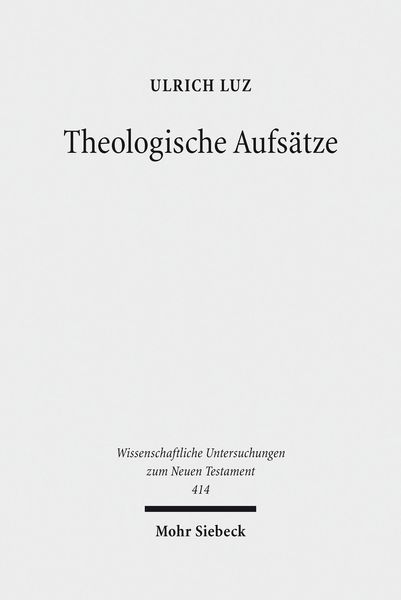 Produktbild: Theologische Aufs&auml;tze
