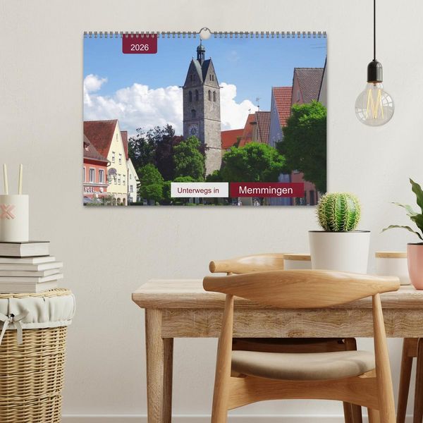 Produktbild: Unterwegs in Memmingen (Wandkalender 2026 DIN A3 quer), CALVENDO Monatskalender