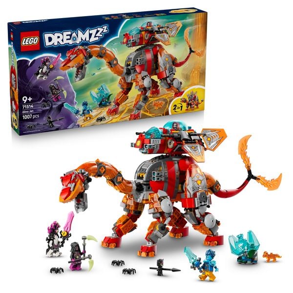 Produktbild: LEGO DREAMZzz 2in1 71514 Dino-D&uuml;senflieger, Spielzeug mit Figuren ab 9