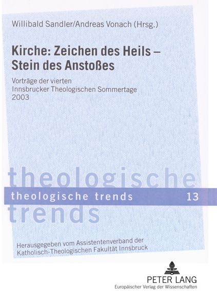 Produktbild: Kirche: Zeichen des Heils - Stein des Ansto&szlig;es