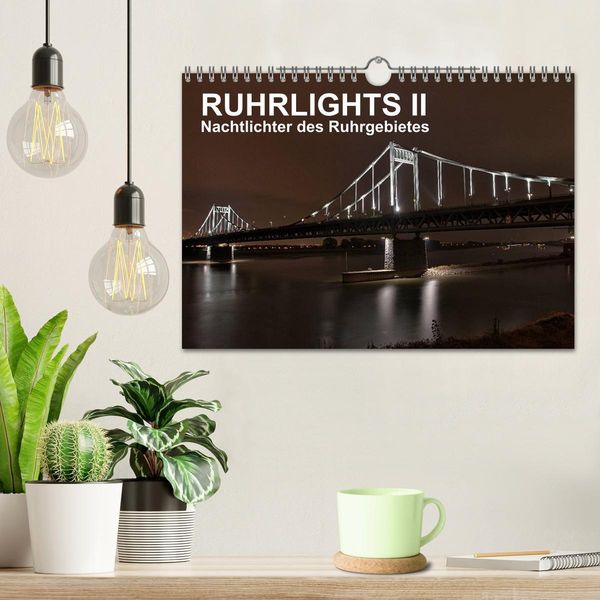 Produktbild: Ruhrlights II - Nachtlichter des Ruhrgebietes (Wandkalender 2026 DIN A4 quer), CALVENDO Monatskalender