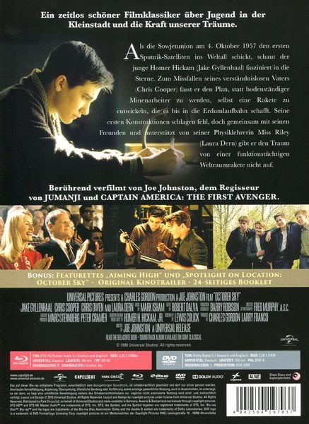 Produktbild: October Sky - 2-Disc Limited Collector&rsquo;s Edition im Mediabook (+ DVD)