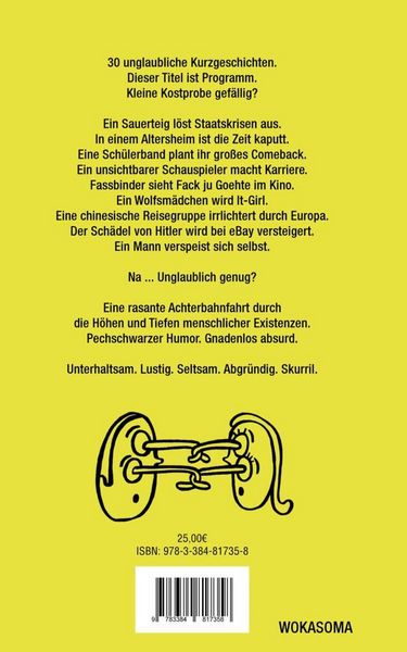 Produktbild: 30 unglaubliche Kurzgeschichten