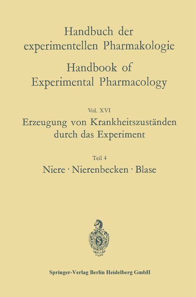Erzeugung von Krankheitszuständen durch das Experiment, Taschenbuch von Oskar Eichler , Helmut Haase, Springer Berlin, 9783662237199