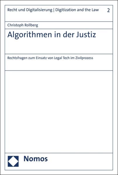 Produktbild: Algorithmen in der Justiz