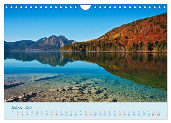 Produktbild: Die Seen Oberbayerns Juwelen der Natur (Wandkalender 2027 DIN A4 quer), CALVENDO Monatskalender