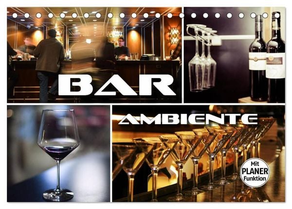 Produktbild: Bar Ambiente (Tischkalender 2026 DIN A5 quer), CALVENDO Monatskalender