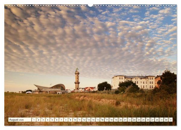 Produktbild: Seebad Warnem&uuml;nde (hochwertiger Premium Wandkalender 2026 DIN A2 quer), Kunstdruck in Hochglanz