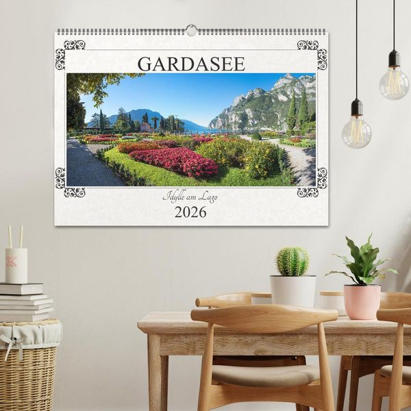 Produktbild: Gardasee - Idylle am Lago 2026 (Wandkalender 2026 DIN A2 quer), CALVENDO Monatskalender