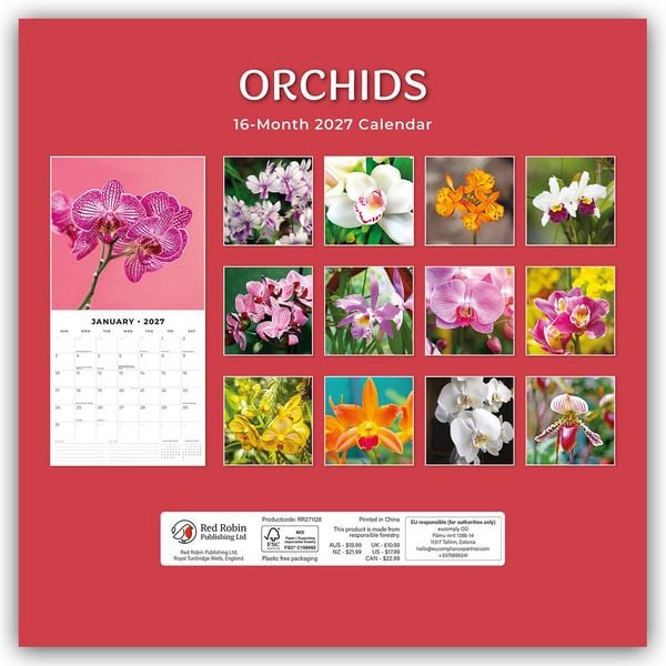 Produktbild: Orchids &ndash; Orchideen 2027 &ndash; 16-Monatskalender