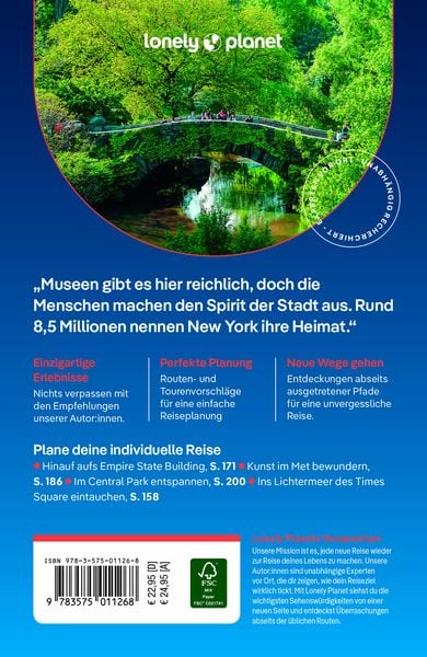 LONELY PLANET Reiseführer New York