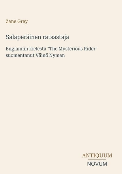 Produktbild: Salaper&auml;inen ratsastaja