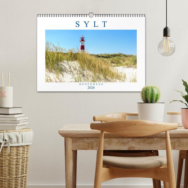 Produktbild: SYLT D&uuml;nenwege (Wandkalender 2026 DIN A3 quer), CALVENDO Monatskalender