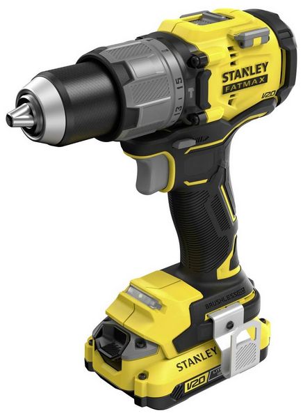 Produktbild: STANLEY V 20 SFMCD726D2K-QW Akku-Schlagbohrschrauber 18 V Anzahl mitgelieferte Akkus 2 2 Ah Li-Ion inkl. 2. Akku, inkl. Ladeger&auml;t