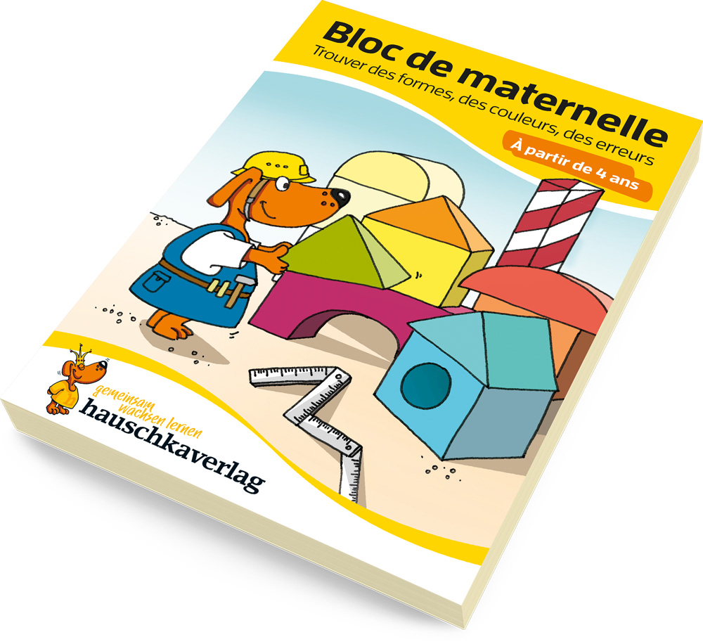 Produktbild: Bloc de maternelle &agrave; partir de 4 ans - Trouver les formes, les couleurs, les erreurs - coloriage enfant - cahier vacances 4 ans