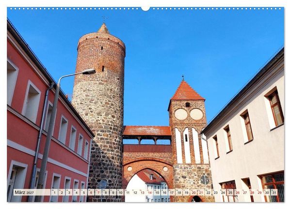 Produktbild: J&uuml;terbog &ndash; Backsteingotik und Wehrt&uuml;rme (Wandkalender 2027 DIN A2 quer), CALVENDO Monatskalender