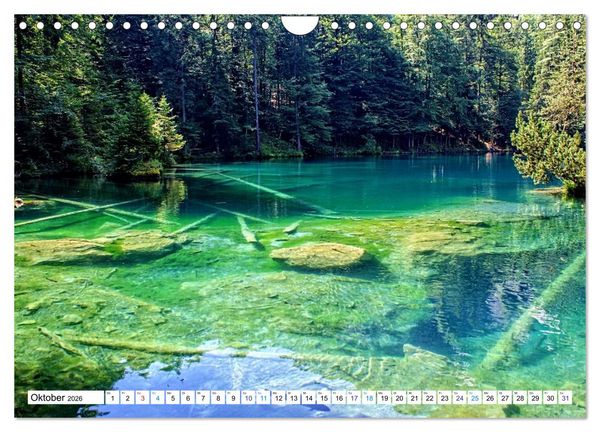 Produktbild: Gr&uuml;ezi . Landschaften in der Schweiz (Wandkalender 2026 DIN A4 quer), CALVENDO Monatskalender