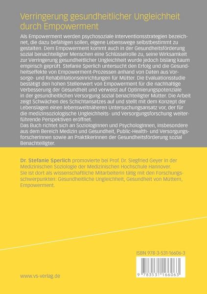 Produktbild: Verringerung gesundheitlicher Ungleichheit durch Empowerment