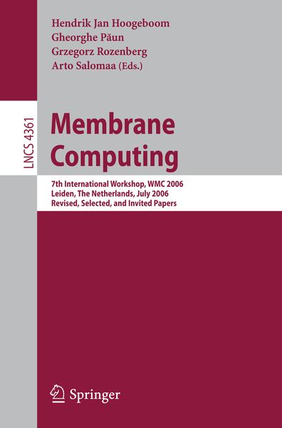 Produktbild: Membrane Computing