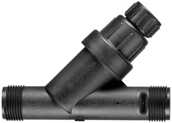 GARDENA Sprinklersystem 08200-20 Druckminderer mit Partikelfilter 33,25mm (1') AG