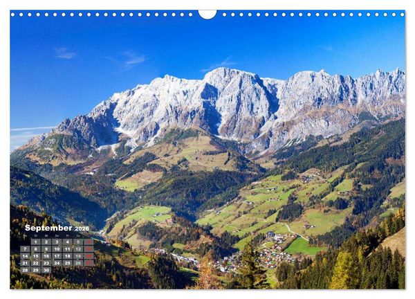 Produktbild: Die weiten T&auml;ler im Salzburger Land (Wandkalender 2026 DIN A3 quer), CALVENDO Monatskalender