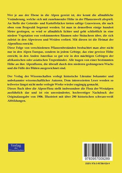 Produktbild: Die Flora der Westalpen