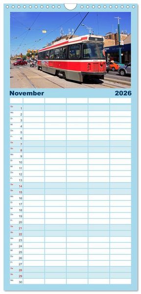 Produktbild: Familienplaner 2026 - Provinzhauptstadt Toronto mit 5 Spalten (Wandkalender, 21 x 45 cm) CALVENDO
