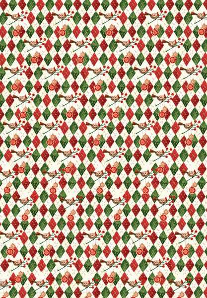 Produktbild: Geschenkpapier-Buch: Sch&ouml;ner schenken - Weihnachtlich (Behr)