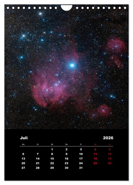 Produktbild: Das Universum (Wandkalender 2026 DIN A4 hoch), CALVENDO Monatskalender